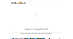 Desktop Screenshot of breezemetal.com