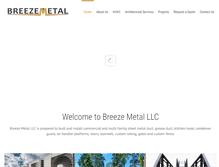 Tablet Screenshot of breezemetal.com